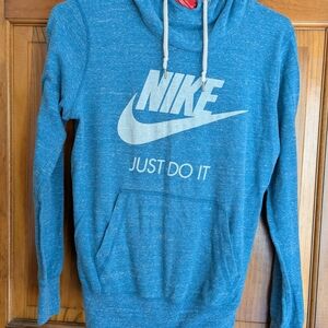 Nike Men's Heathered Blue Pullover Sweater